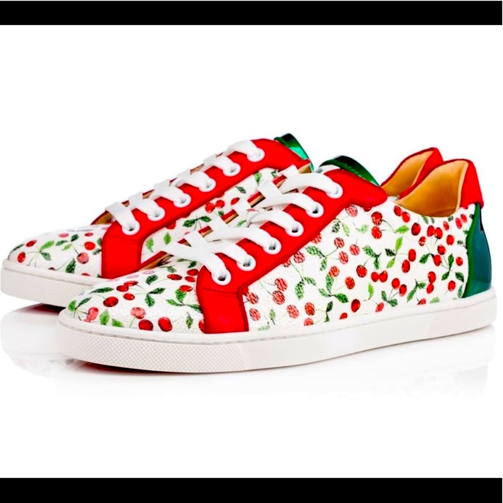 COPY - Christian Louboutin Cherry Leather Sneakers